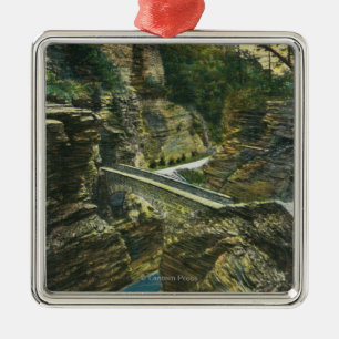 View of the Sentry Bridge & Upper Tunnel Metal Ornament