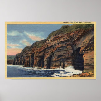 View of the Seven Caves Poster
