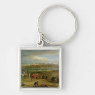 View of the Siege of Dole Keychain