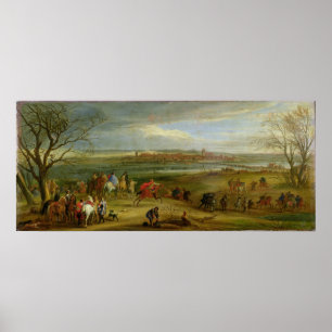 View of the Siege of Dole Poster