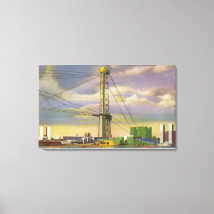 View of the Social Science and Sky Ride Canvas Print