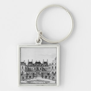View of the Soissons Hotel in Paris Keychain