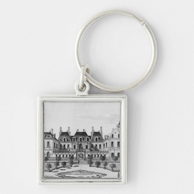 View of the Soissons Hotel in Paris Keychain (Front)