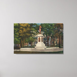View of the Soldiers' Monument Canvas Print