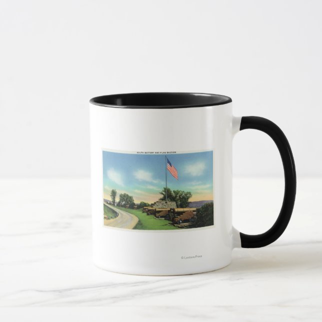 View of the South Battery and Flag Bastion Mug (Right)