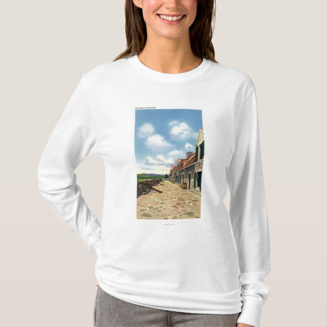 View of the South Platform T-Shirt (Front)