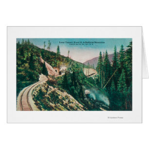 View of the Southern Pacific Railroad Loop Tunne