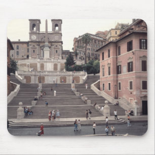 View of the Spanish Steps or Scalinata Mouse Pad