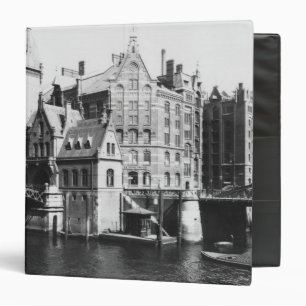 View of the Speicherstadt  Hamburg, c.1910 Binder