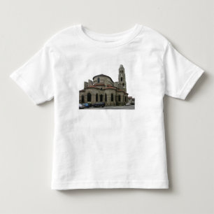 View of the spire of the church (photo) toddler t-shirt