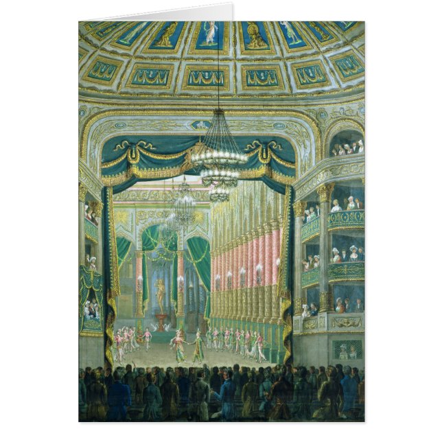 View of the Stage of the Paris Opera (Front)