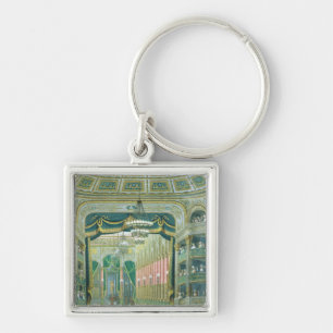 View of the Stage of the Paris Opera Keychain