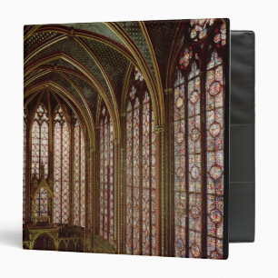 View of the stained glass windows binder