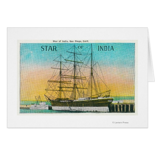 View of the Star of India Boat Docked (Front Horizontal)