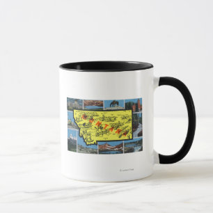 View of the State with Cities, Scenic Views Mug