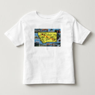 View of the State with Cities, Scenic Views Toddler T-shirt