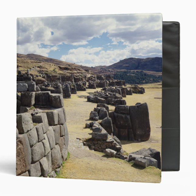 View of the stone walls binder (Front/Inside)