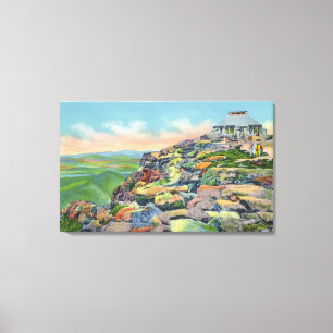 View of the Summit House, Elevator Terminal Canvas Print