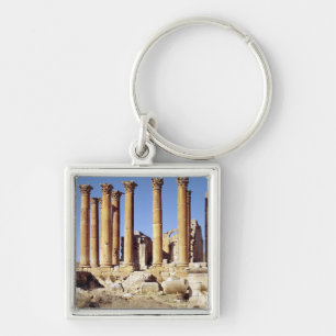View of the Temple of Artemis, built c.386 AD Keychain