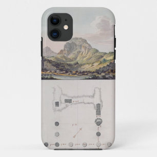 View of the Theatre at Sardis and a plan of the Io iPhone 11 Case