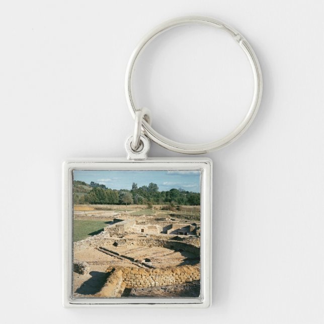 View of the thermal baths keychain (Front)