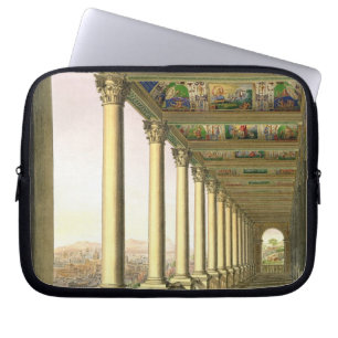View of the third floor Loggia at the Vatican, wit Laptop Sleeve