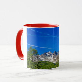 view of the Three Levanne mountains mountains mug