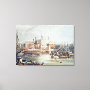 View of the Tower of London Canvas Print