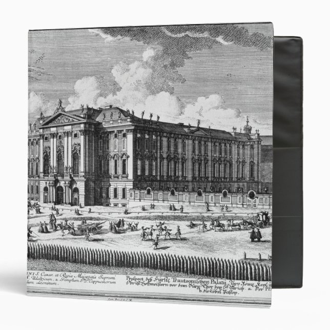 View of the Trautson Palace built for Count Binder (Front/Inside)