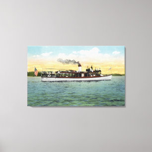 View of the US Mail Boat Uncle Sam Canvas Print