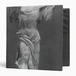 View of the Victory Samothrace in Louvre museum Binder