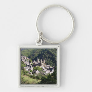 View of the village and the Church of St. Foy (pho Keychain