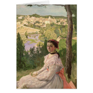 View of the village, Castelnau, 1868