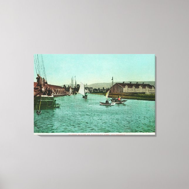 View of the Water FrontRedwood City, CA Canvas Print (Front)