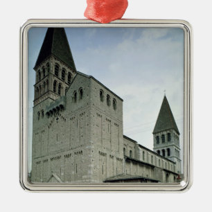 View of the west facade, 10th-11th century metal ornament