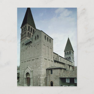 View of the west facade, 10th-11th century postcard