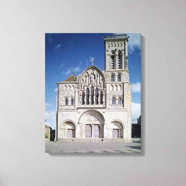 View of the west facade 2 canvas print (Front)