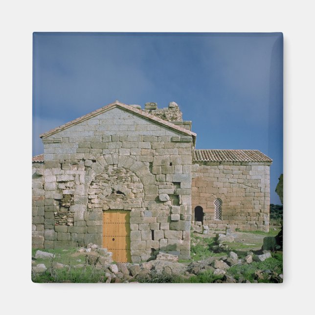 View of the west facade, built c.862-930 magnet (Front)
