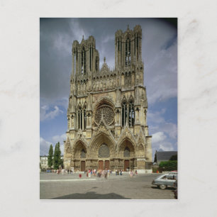 View of the west facade postcard