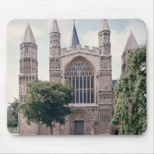 View of the west front of Rochester Cathedral Mouse Pad