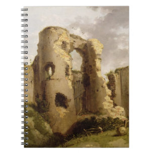 View of the West Gate of Pevensey Castle, Sussex, Notebook