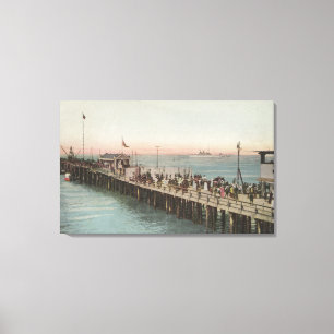 View of the Wharf Canvas Print