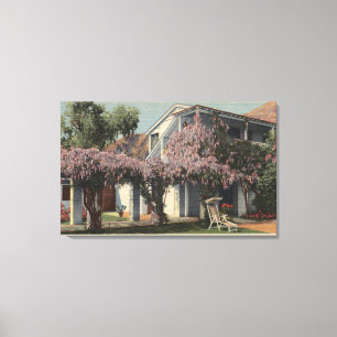 View of the Wisteria Pergola, Oasis Hotel Canvas Print