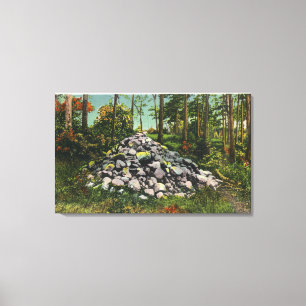 View of Thoreau's Cairn Canvas Print