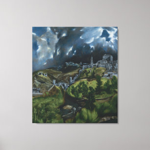 View of Toledo by El Greco Canvas Print