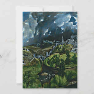 View of Toledo by El Greco Card
