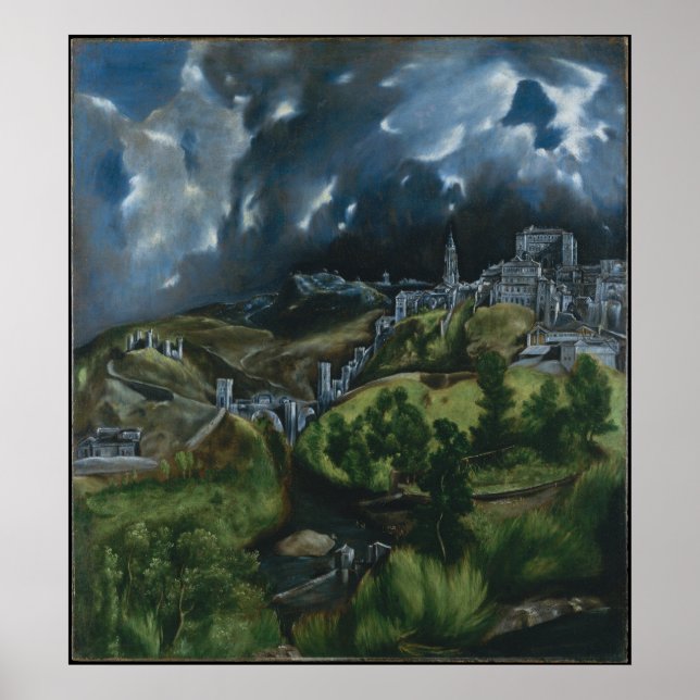 View of Toledo Poster (Front)