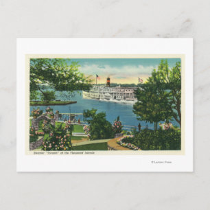 View of Toronto Steamer Postcard