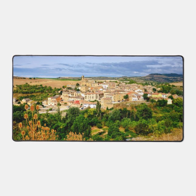 View of Torres del Rio Desk Mat (Front)
