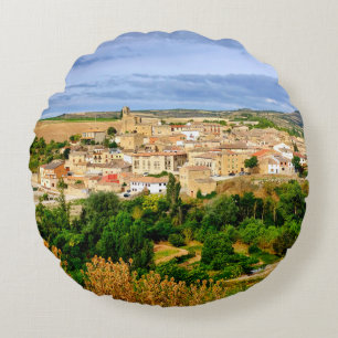 View of Torres del Rio Round Pillow